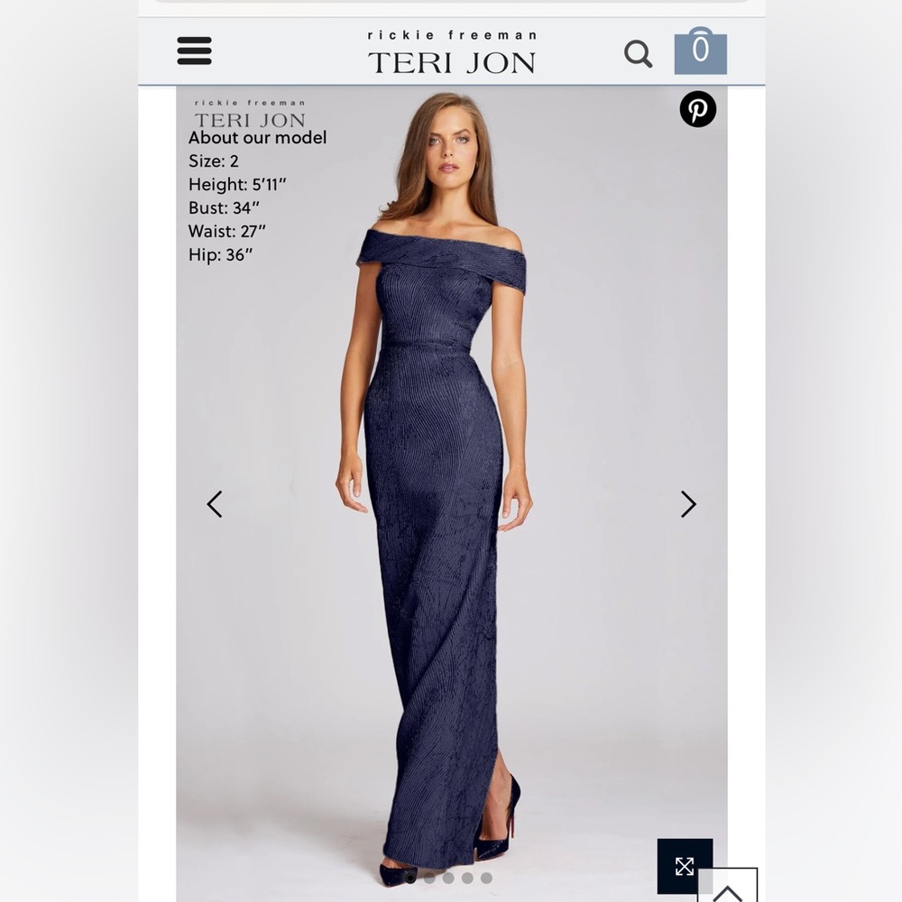 Teri Jon Mother-of-the-Bride dress. - Picture 6 of 6